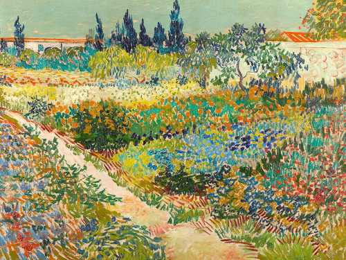 Garden at Arles Poster Print - Gogh Vincent van