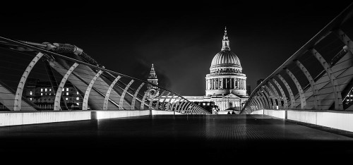 Footbridge Poster Print - Sandi Bertoncelj