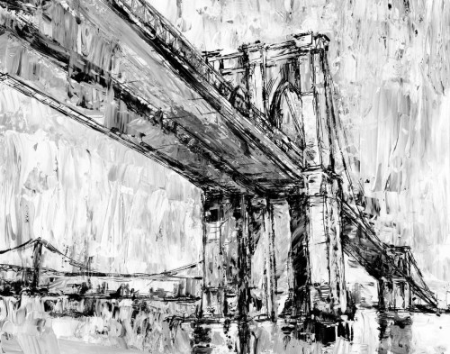 Iconic Suspension Bridge II Poster Print - Ethan Harper