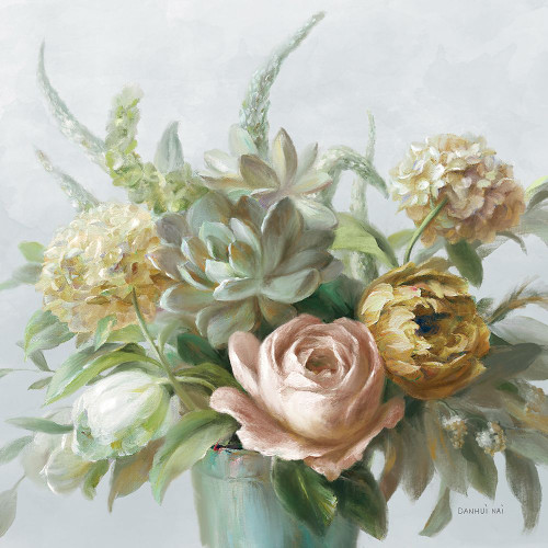 Natural Elegance Fall on Grey no Texture Crop Poster Print - Danhui Nai