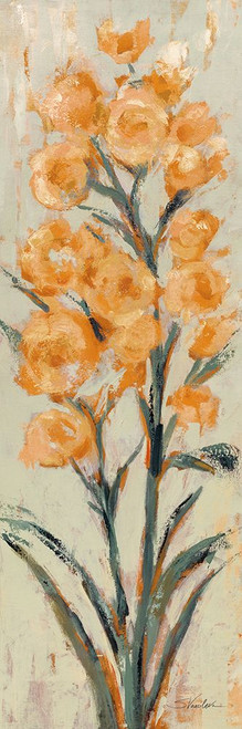 Tall Tangerine Flowers II Poster Print - Silvia Vassileva