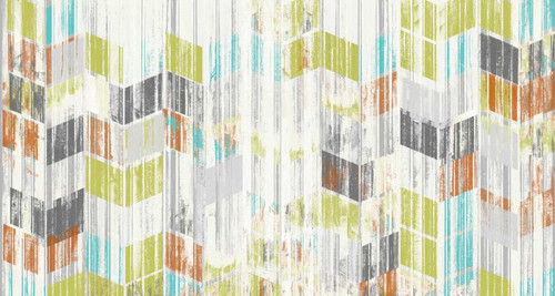 Brushed Chevron I Poster Print - Jennifer Goldberger