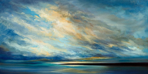 Coastal Clouds XVIII Poster Print - Sheila Finch