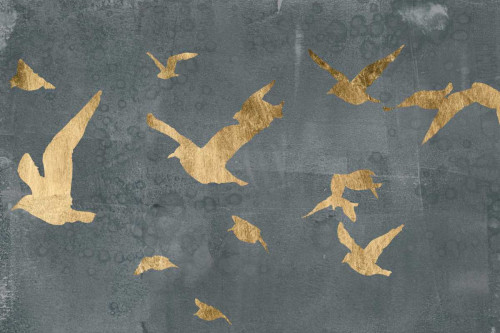 Silhouettes in Flight III Poster Print - Jennifer Goldberger