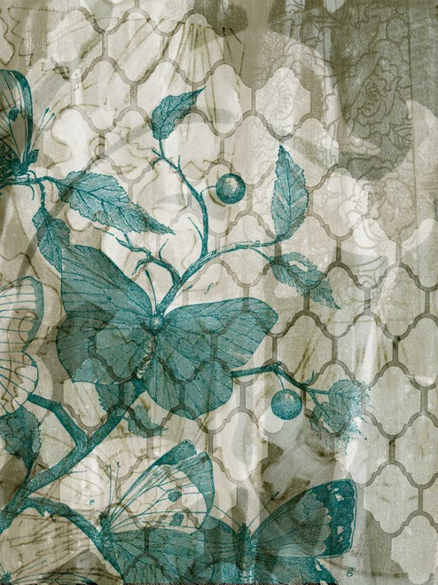 Arabesque Butterflies V Poster Print - Jennifer Goldberger