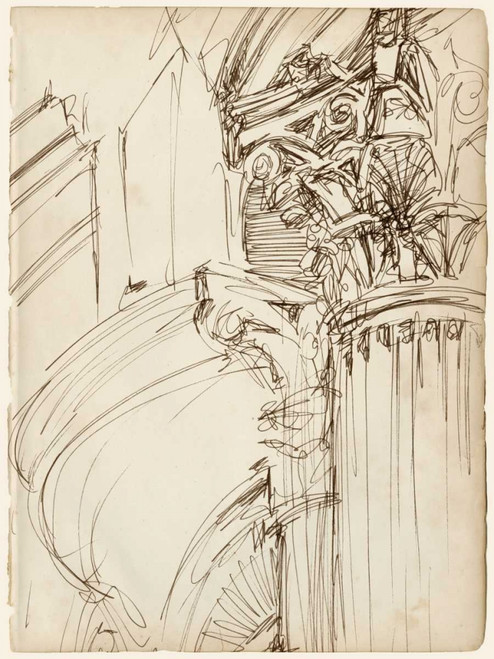 Architects Sketchbook I Poster Print - Ethan Harper