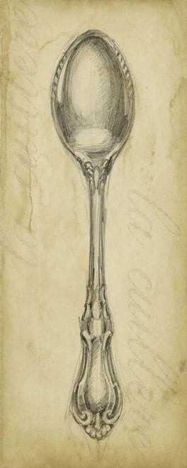 Antique Spoon Poster Print - Ethan Harper