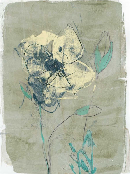 Floral Vignette IV Poster Print - Jennifer Goldberger