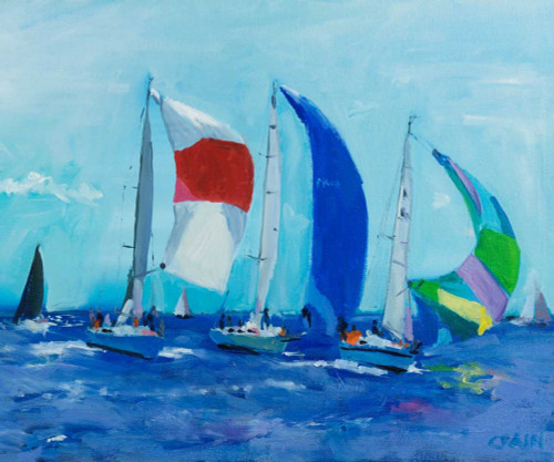 Chutes Poster Print - Curt Crain