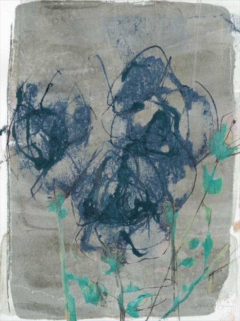 Floral Vignette I Poster Print - Jennifer Goldberger