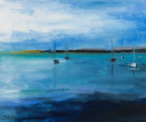 White Fish Bay Poster Print - Curt Crain