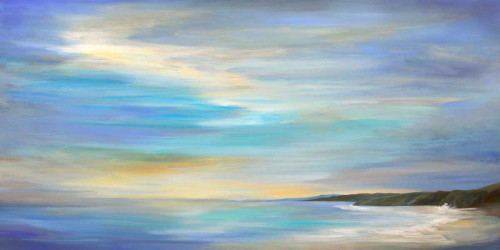 April Sky Poster Print - Sheila Finch