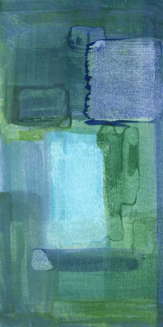 Blue Patch II Poster Print - Charles McMullen