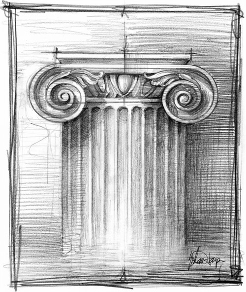 Non-Embellished Decorative Ornament III Poster Print - Ethan Harper