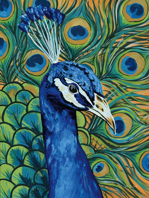 Peacock Profile Poster Print - Amant Yvette St.