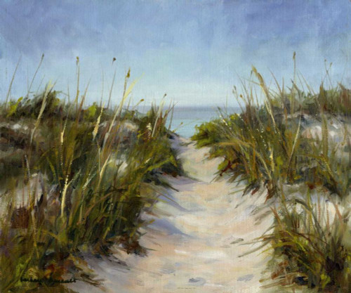 Seagrass and Sand Poster Print - Barbara Chenault