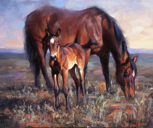 The Bay Filly Poster Print - Jack Sorenson