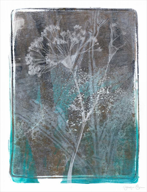 Ombre Wildflowers II Poster Print - Jennifer Goldberger