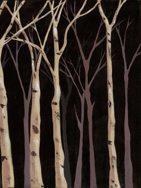 Midnight Birches II Poster Print - Jade Reynolds