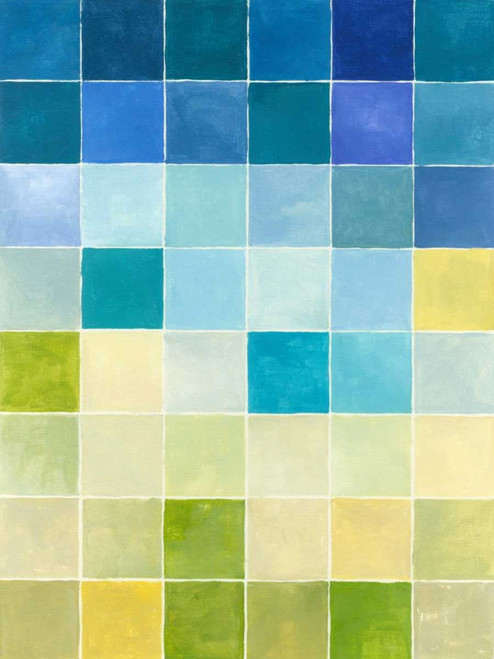 Pixilated Landscape I Poster Print - Megan Meagher