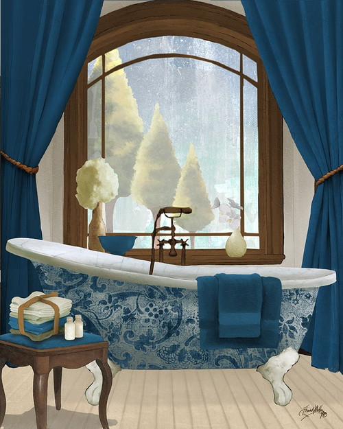 Blue View II Poster Print - Elizabeth Medley