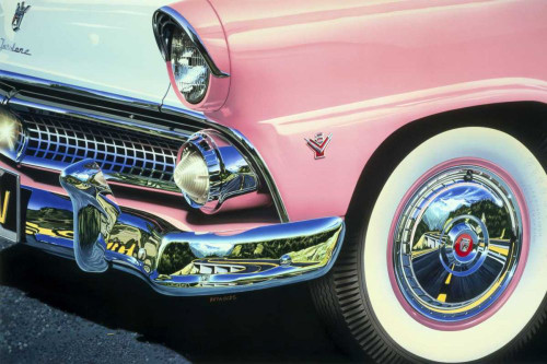 58 Ford Fairlaine Poster Print - Graham Reynolds