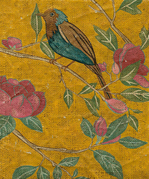 Golden Chinoiserie I Poster Print - Chariklia Zarris