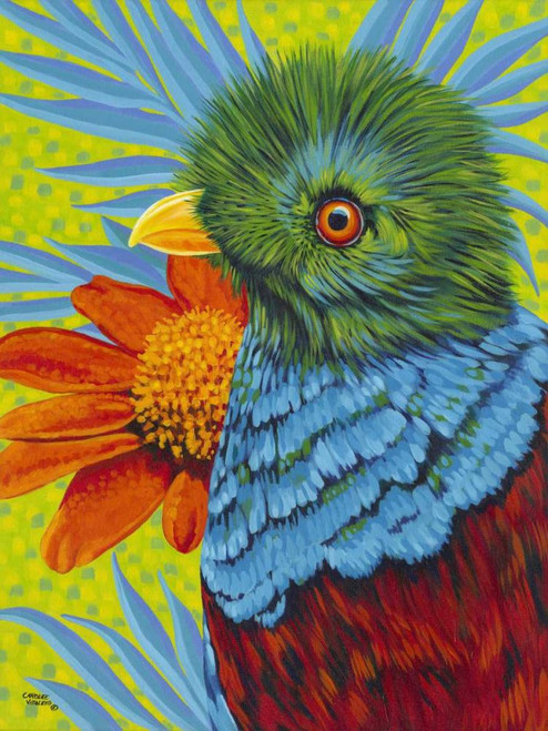 Bird in the Tropics II Poster Print - Carolee Vitaletti