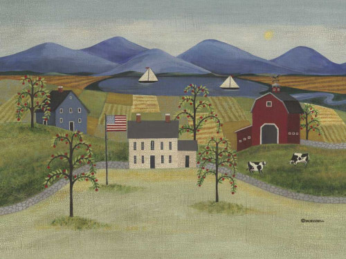 America the Beautiful Poster Print - Wendy Russell