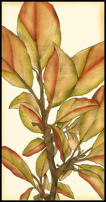 Small Gilded Leaves I Poster Print - Jennifer Goldberger