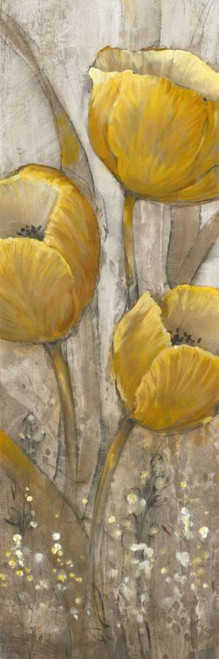 Ochre Tulips II Poster Print - Tim OToole