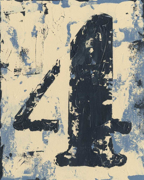 Vintage Numbers IV Poster Print - Ethan Harper