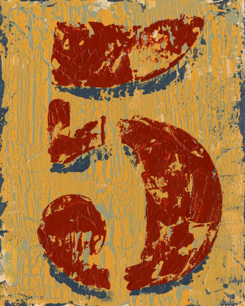 Vintage Numbers V Poster Print - Ethan Harper