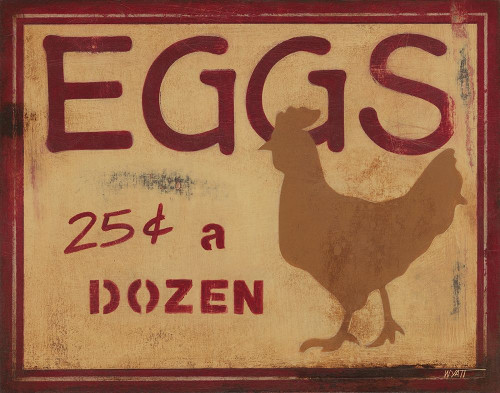 Eggs Poster Print - Norman Wyatt
