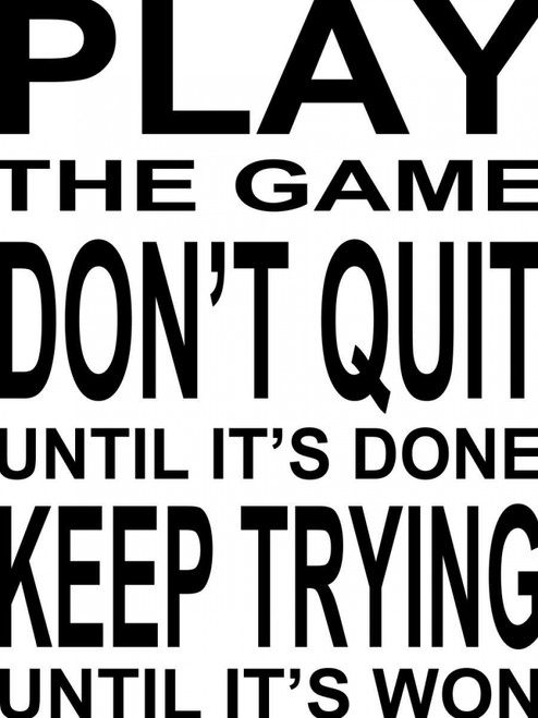Play the Game II Poster Print - Andrea James