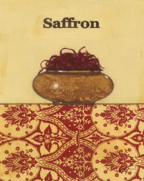 Exotic Spices - Saffron Poster Print - Norman Wyatt