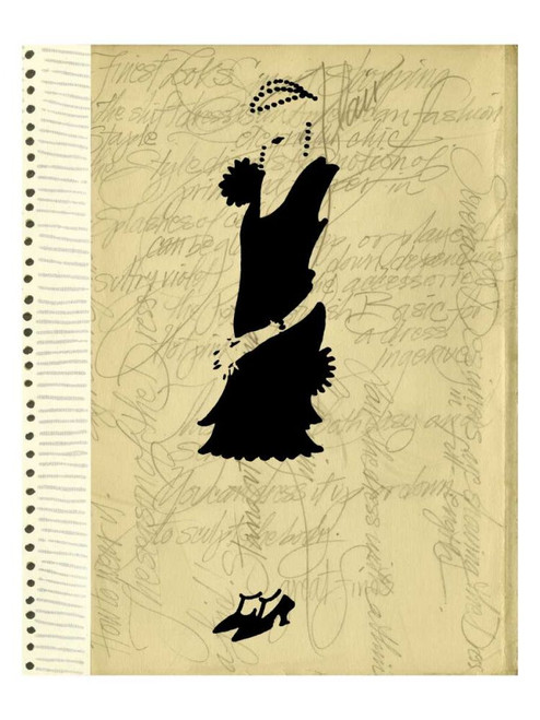 Flapper Fashion III Poster Print - Elissa Della-Piana