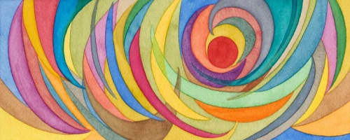 Watercolor Arches Poster Print - Nikki Galapon