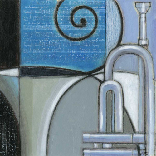 Cool Jazz I Poster Print - Norman Wyatt