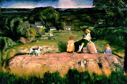 Three Children Poster Print - George Bellows