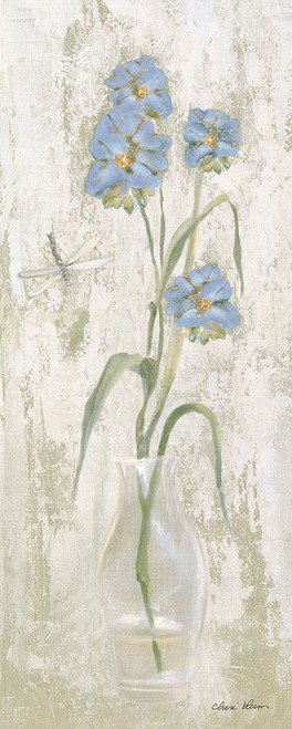Blue Field Flowers Poster Print - Cheri Blum