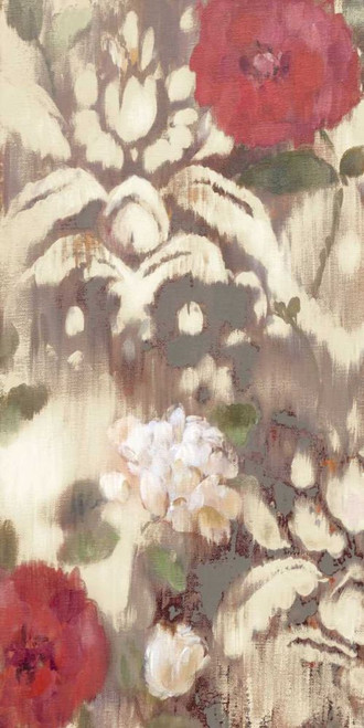 Ikat Rose I Poster Print - Marietta Cohen