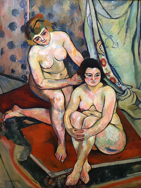 The Bathers 1923 Poster Print - Suzanne Valadon