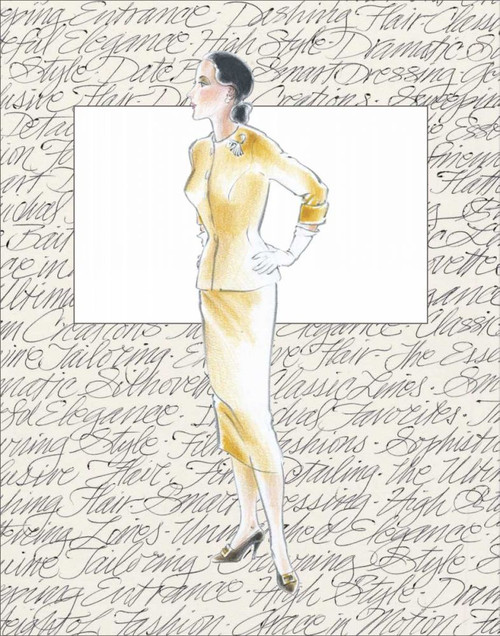 50s Fashion VII Poster Print - Elissa Della-Piana