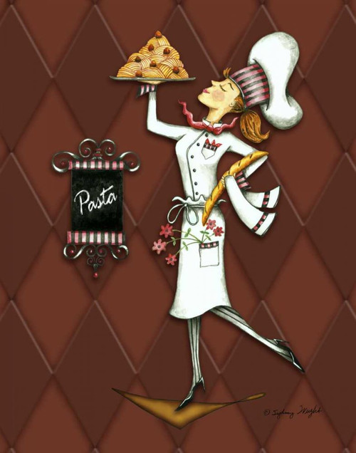 Miss Pasta Poster Print - Sydney Wright