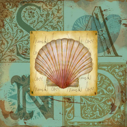 Sand and Surf I Poster Print - Jane Maday