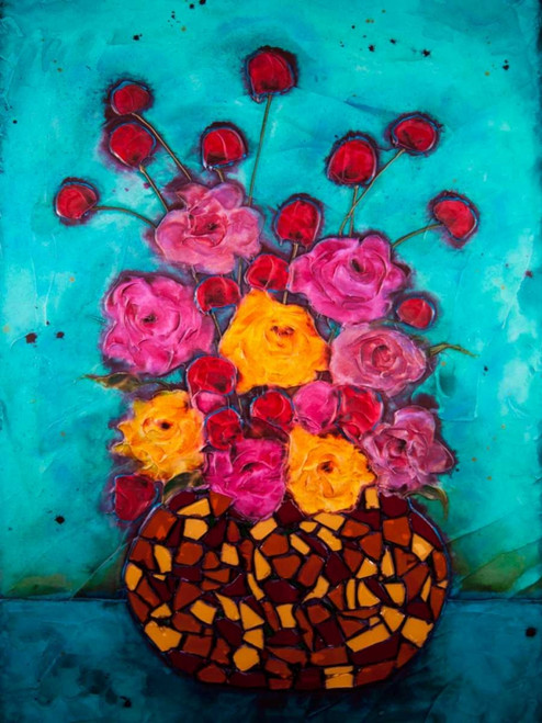 Love and Roses Poster Print - Marabeth Quin