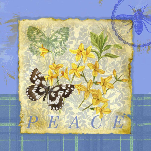 Papillon Plaid IV Poster Print - Jane Maday