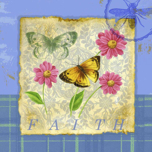 Papillon Plaid II Poster Print - Jane Maday