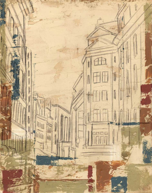 Streets of Downtown II Poster Print - Ethan Harper